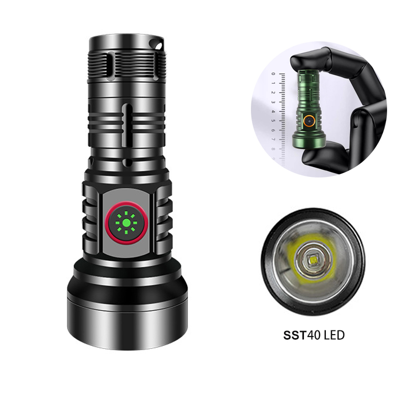 Edc (Every Day Carry - USB قابلة لإعادة الشحن LED ،