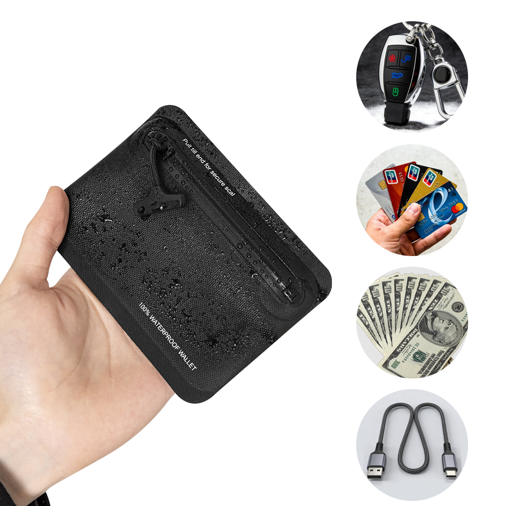 Appendix Carry Edc - محفظة نقود مقاومة للماء بسحاب، حقيبة