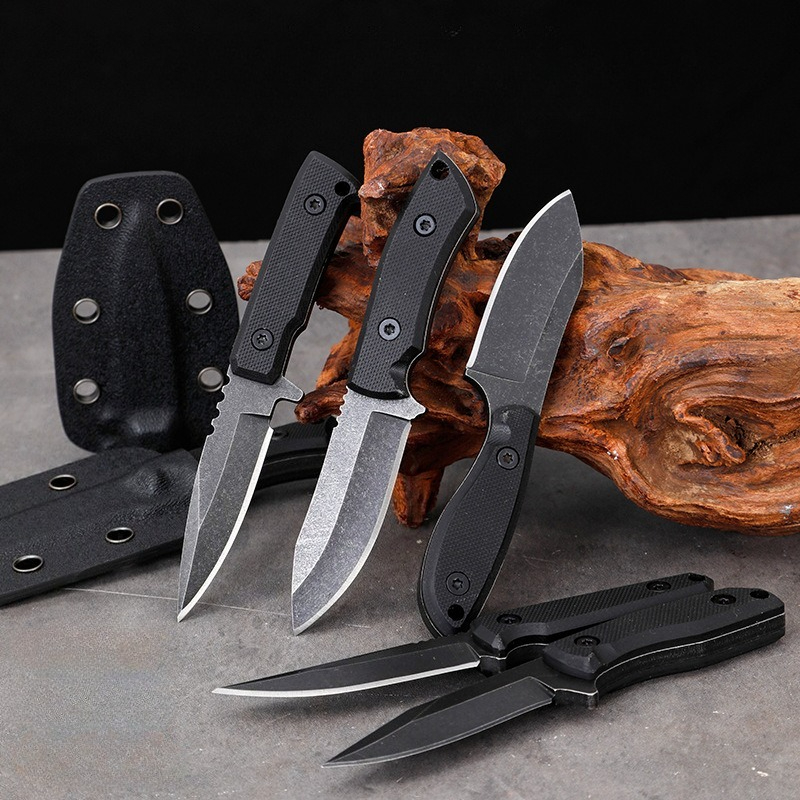 Edc Carry Fixed Blade - 5CR15 الفولاذ المقاوم للصدأ شفرة مثبتة