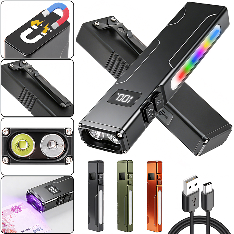 Edc Carry Pen - مصباح عمل متعدد الوظائف EDC مع