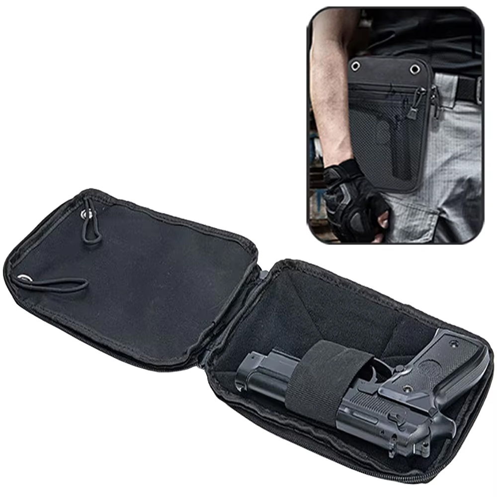 Edc Concealed Carry Fanny Pack - حقيبة حزام خصر تكتيكية خارجية مخفية