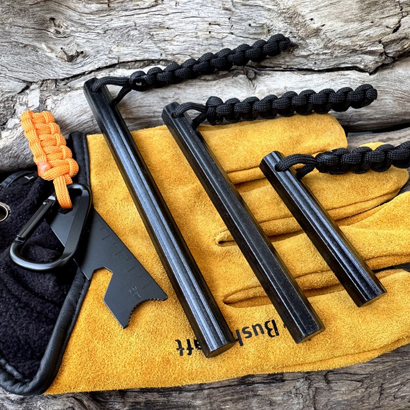 Ferro Rod Striker - عصا صوان ماغنيسيوم سداسية الشكل منسوجة