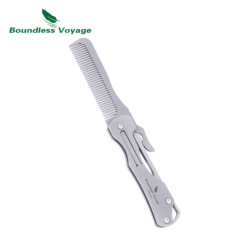 Comb Pocket Titanium - رحلة لا حدود لها قابلة للطي