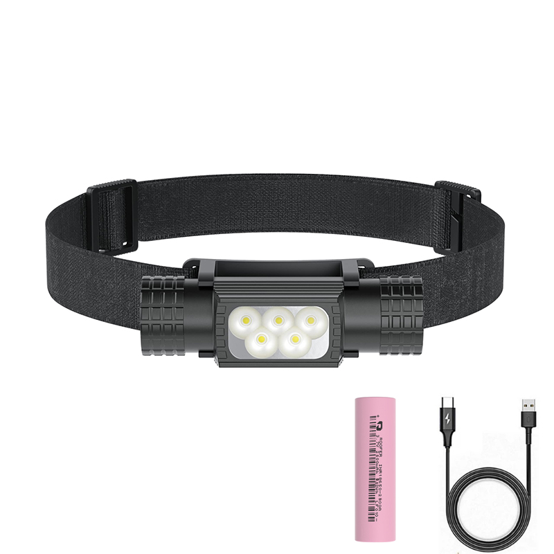 Edc (Every Day Carry - المحمولة USB C قابلة للشحن LED