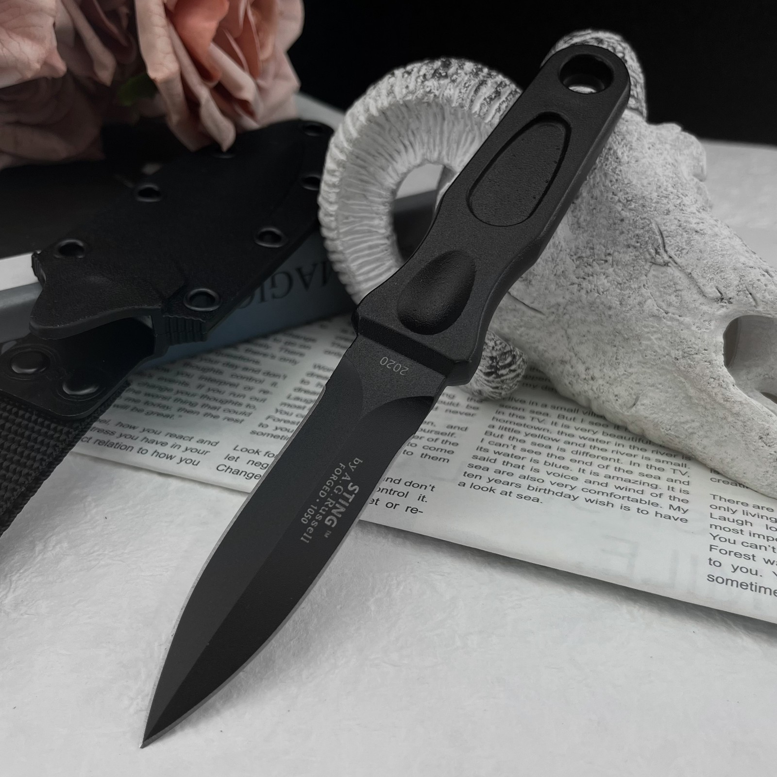 Edc Carry Fixed Blade - سكين متعدد الوظائف ذو نصل ثابت