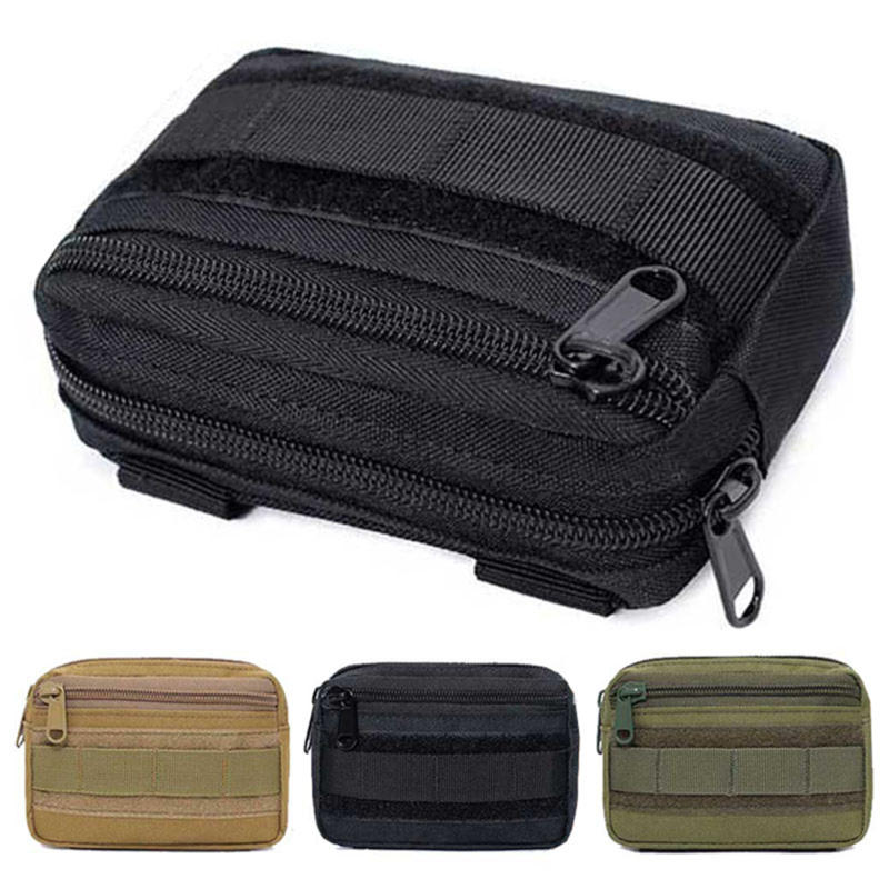 Edc Carry Belt Pouch - طبقة مزدوجة EDC حزمة الرجال التكتيكية