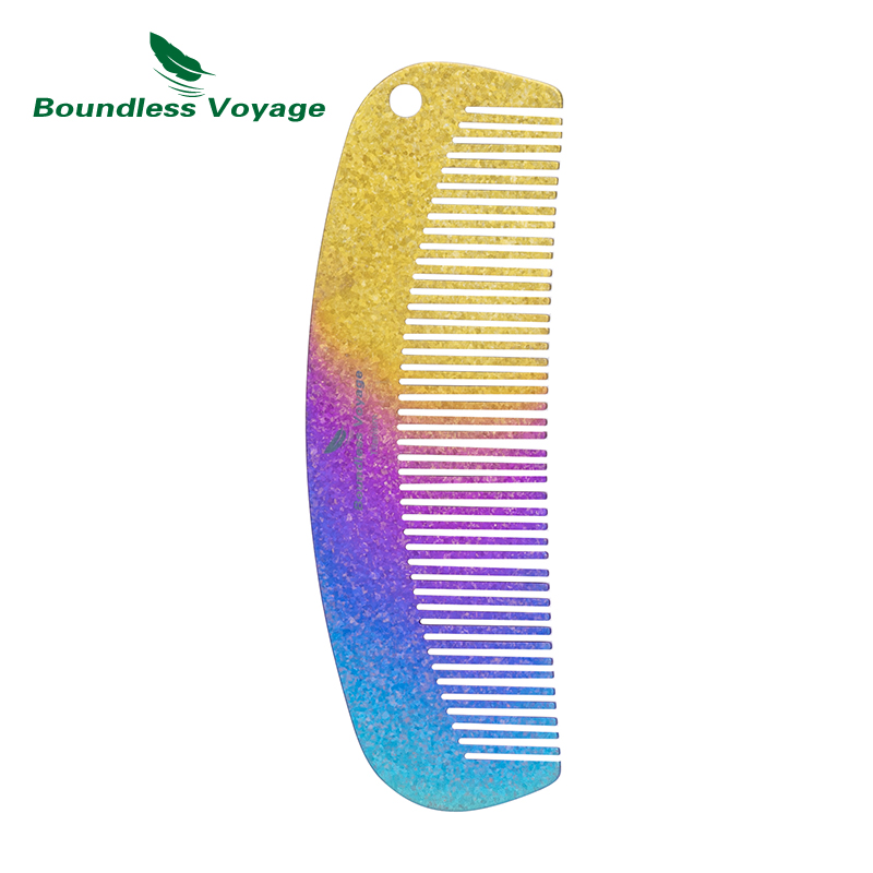 Comb Pocket Titanium - مشط شعر ولحية من التيتانيوم من