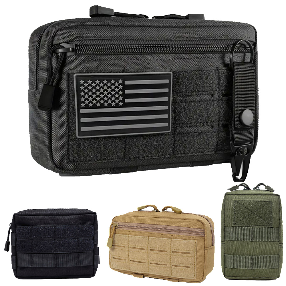 Appendix Carry Edc - حقيبة خصر تكتيكية MOLLE متعددة الاستخدامات،
