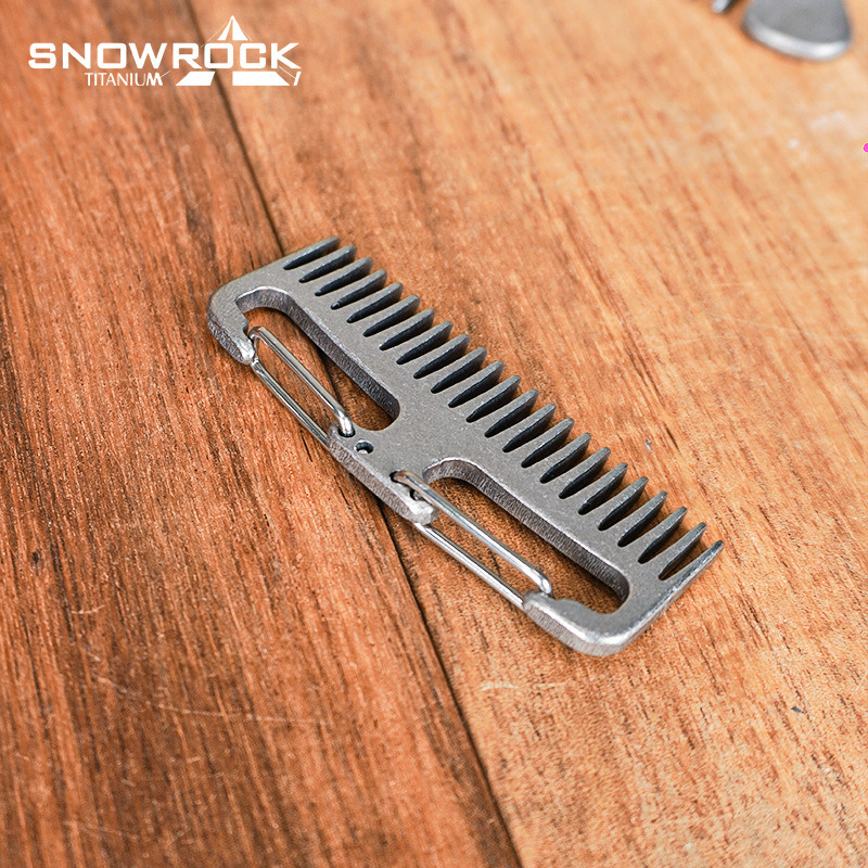 مشط شعر ولحية من التيتانيوم ال - مراجعة Comb Pocket Titanium وسعره