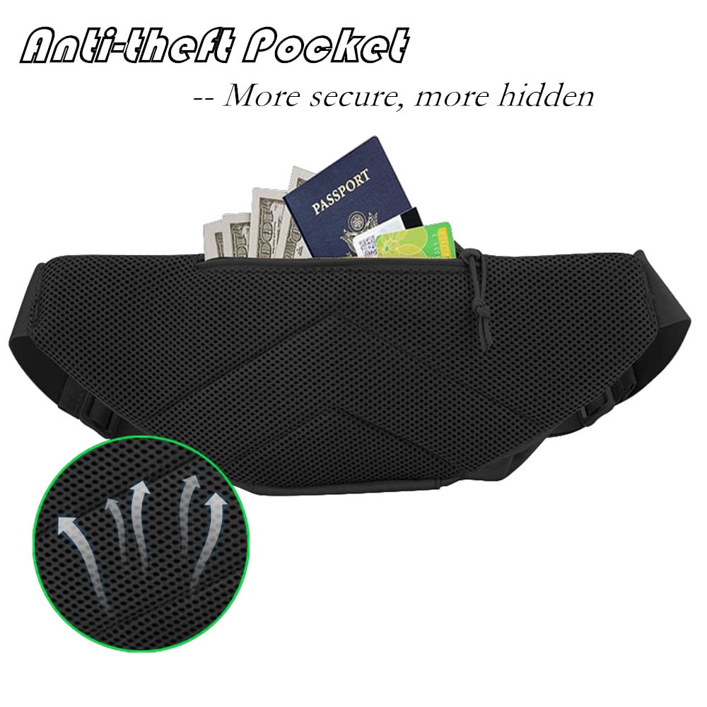 حقيبة خصر تكتيكية مقاومة للماء - مراجعة Edc Concealed Carry Fanny Pack وسعره