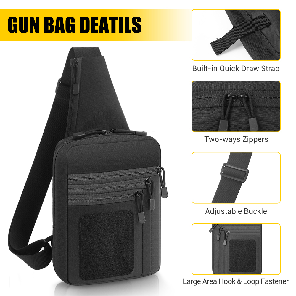 حقيبة مسدس تكتيكية، حافظة مسدس - مراجعة Edc Carry Gun وسعره