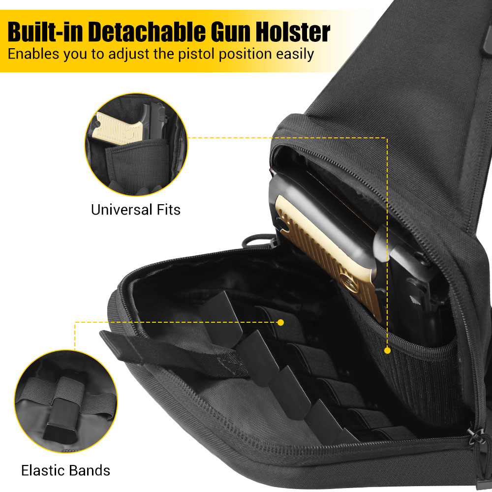 حقيبة مسدس تكتيكية، حافظة مسدس - مراجعة Edc Carry Gun وسعره