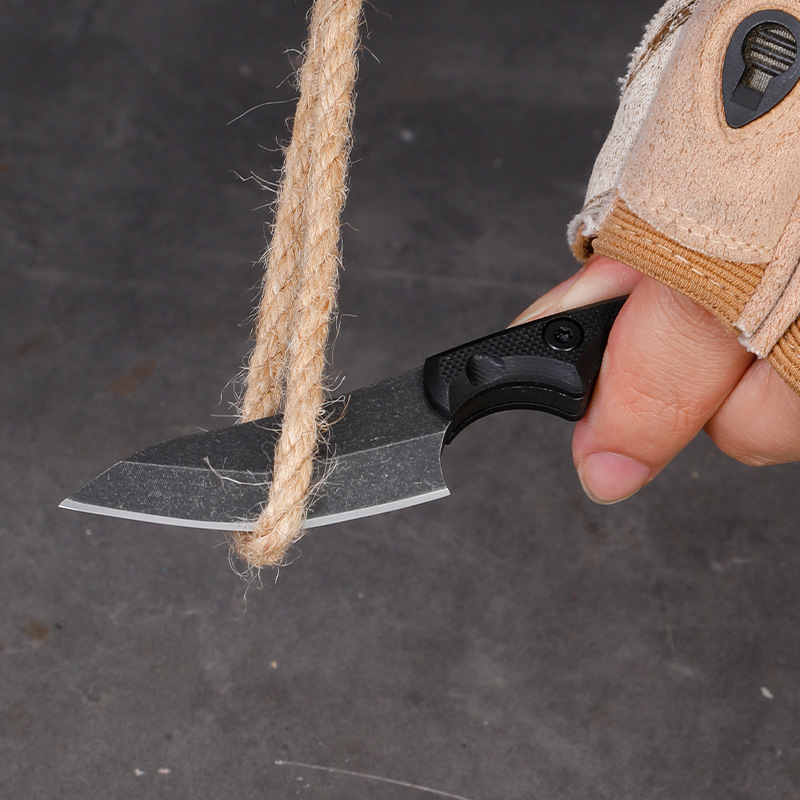 5CR15 الفولاذ المقاوم للصدأ شف - مراجعة Edc Carry Fixed Blade وسعره