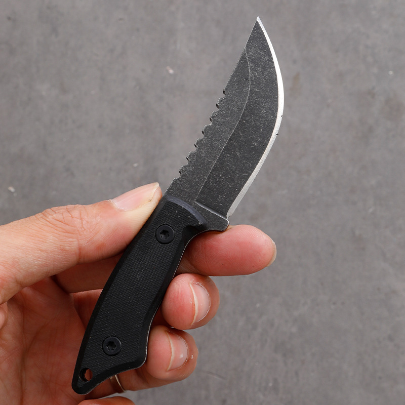 5CR15 الفولاذ المقاوم للصدأ شف - مراجعة Edc Carry Fixed Blade وسعره