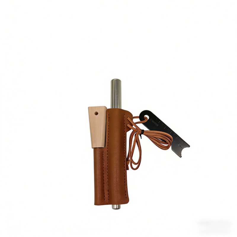غطاء جلدي لولاعة النار متعددة  - مراجعة Ferro Rod Striker وسعره
