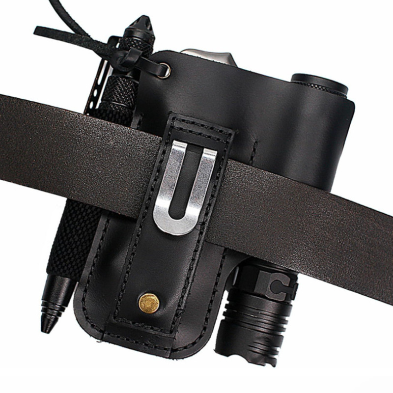 حافظة جلدية متعددة الوظائف للم - مراجعة Edc Carry Belt Pouch وسعره