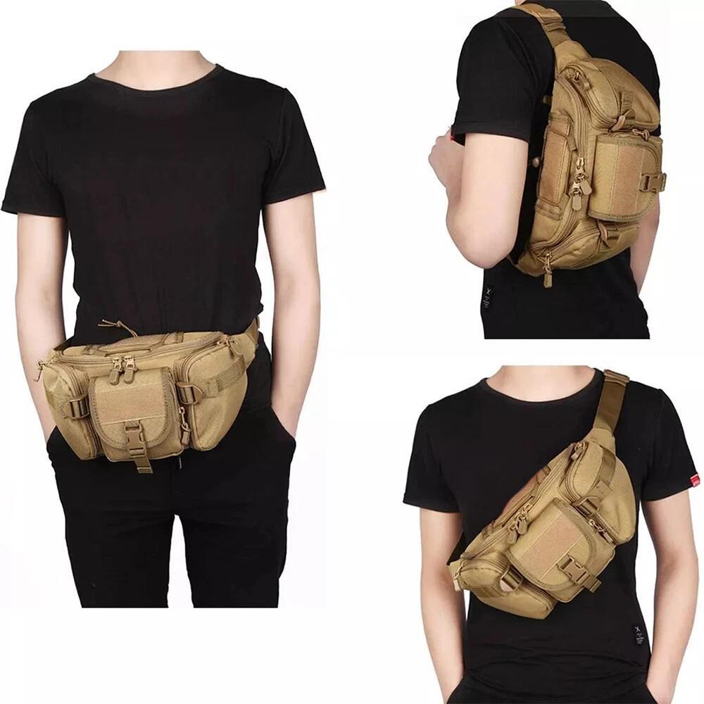حزمة مراوح تكتيكية للرجال مخفي - مراجعة Edc Concealed Carry Fanny Pack وسعره