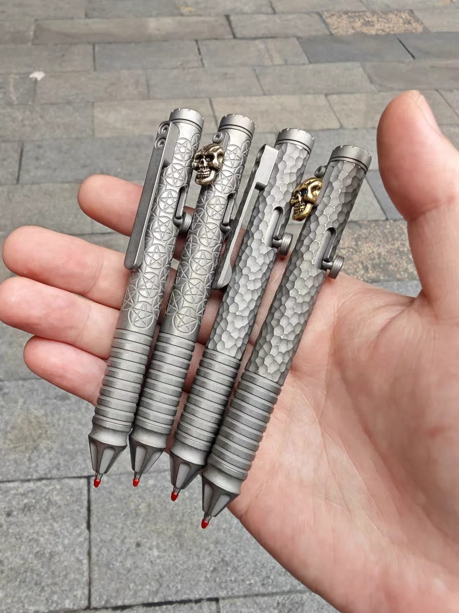 قلم من سبائك التيتانيوم TC4 لل - مراجعة Edc Carry Pen وسعره