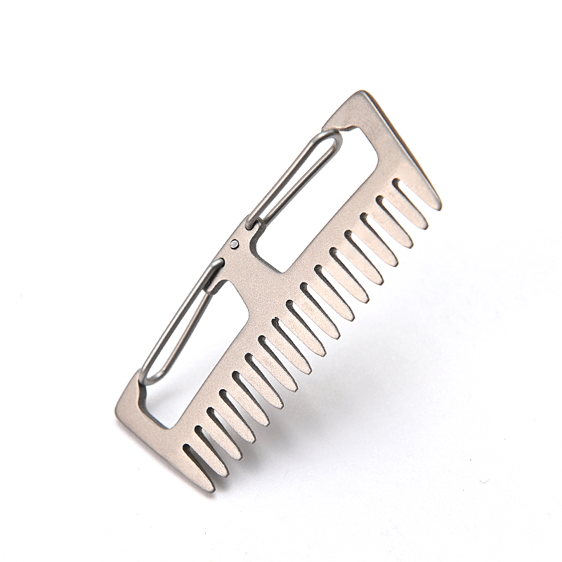 سبائك التيتانيوم مشط EDC متعدد - مراجعة Comb Pocket Titanium وسعره