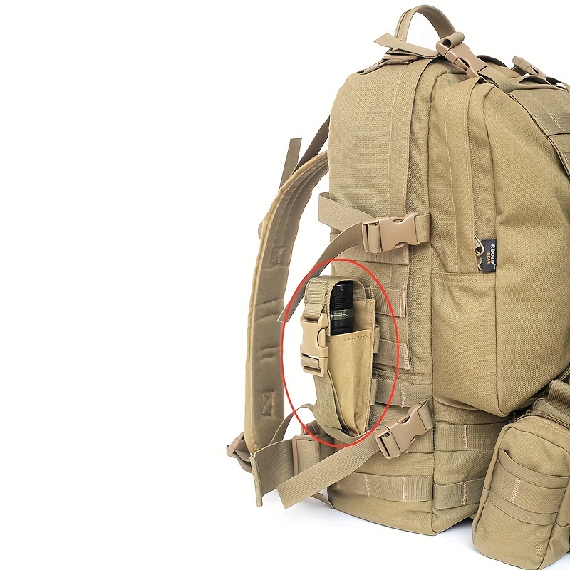 حقيبة الخصر بمصباح يدوي EDC |  - مراجعة Edc Carry Belt Pouch وسعره