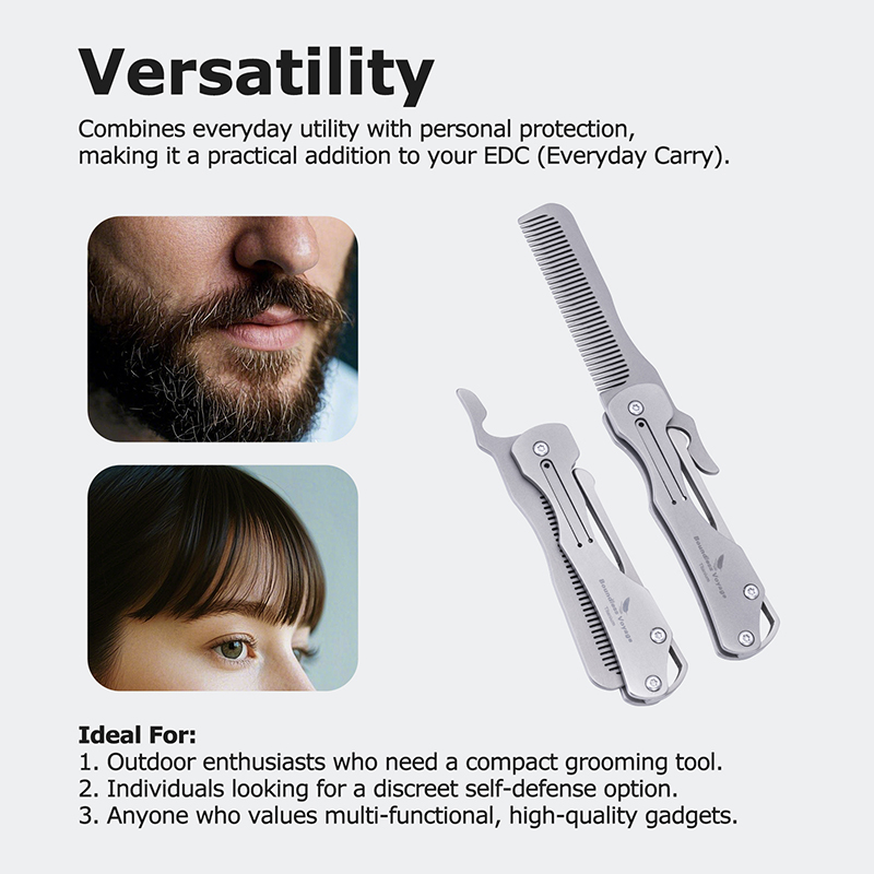 رحلة لا حدود لها قابلة للطي ال - مراجعة Comb Pocket Titanium وسعره