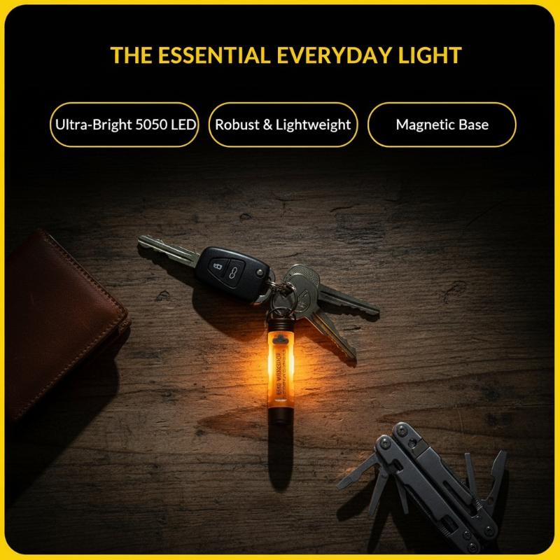 مصباح يدوي LED قابل لإعادة الش - مراجعة Edc Carry All وسعره