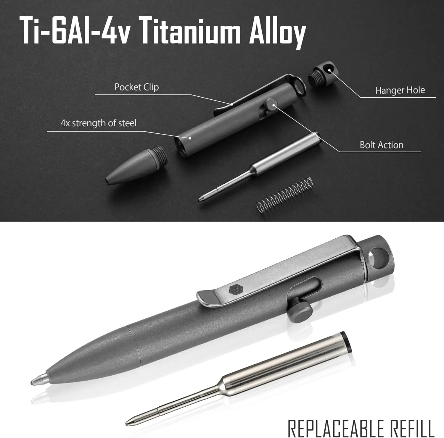 قلم كي يونيتي KP05SW بآلية الب - مراجعة Edc Carry Pen وسعره