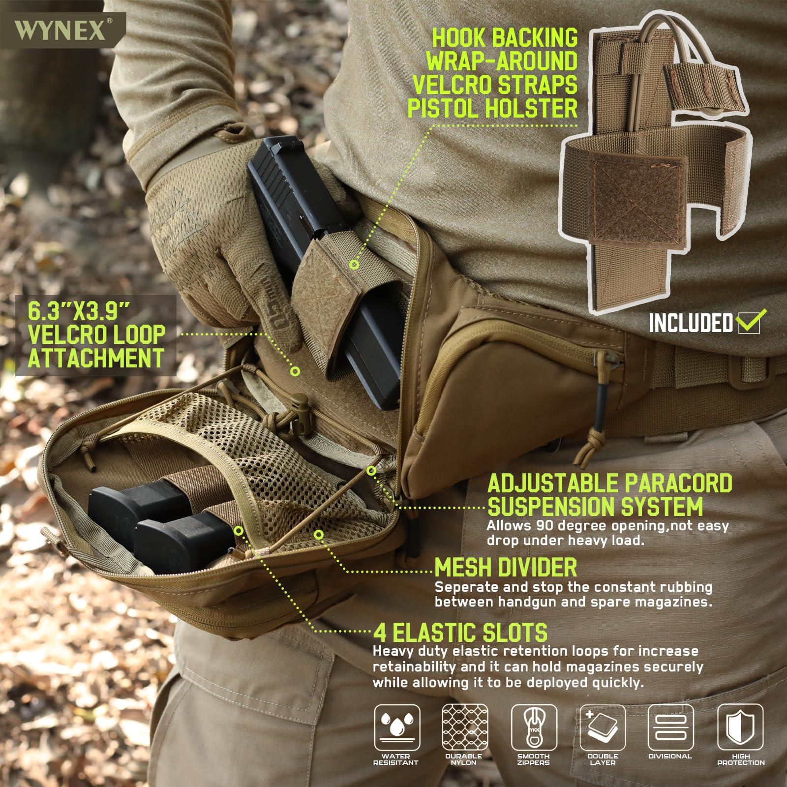 حقيبة خصر تكتيكية مخفية لحمل ا - مراجعة Edc Concealed Carry Fanny Pack وسعره