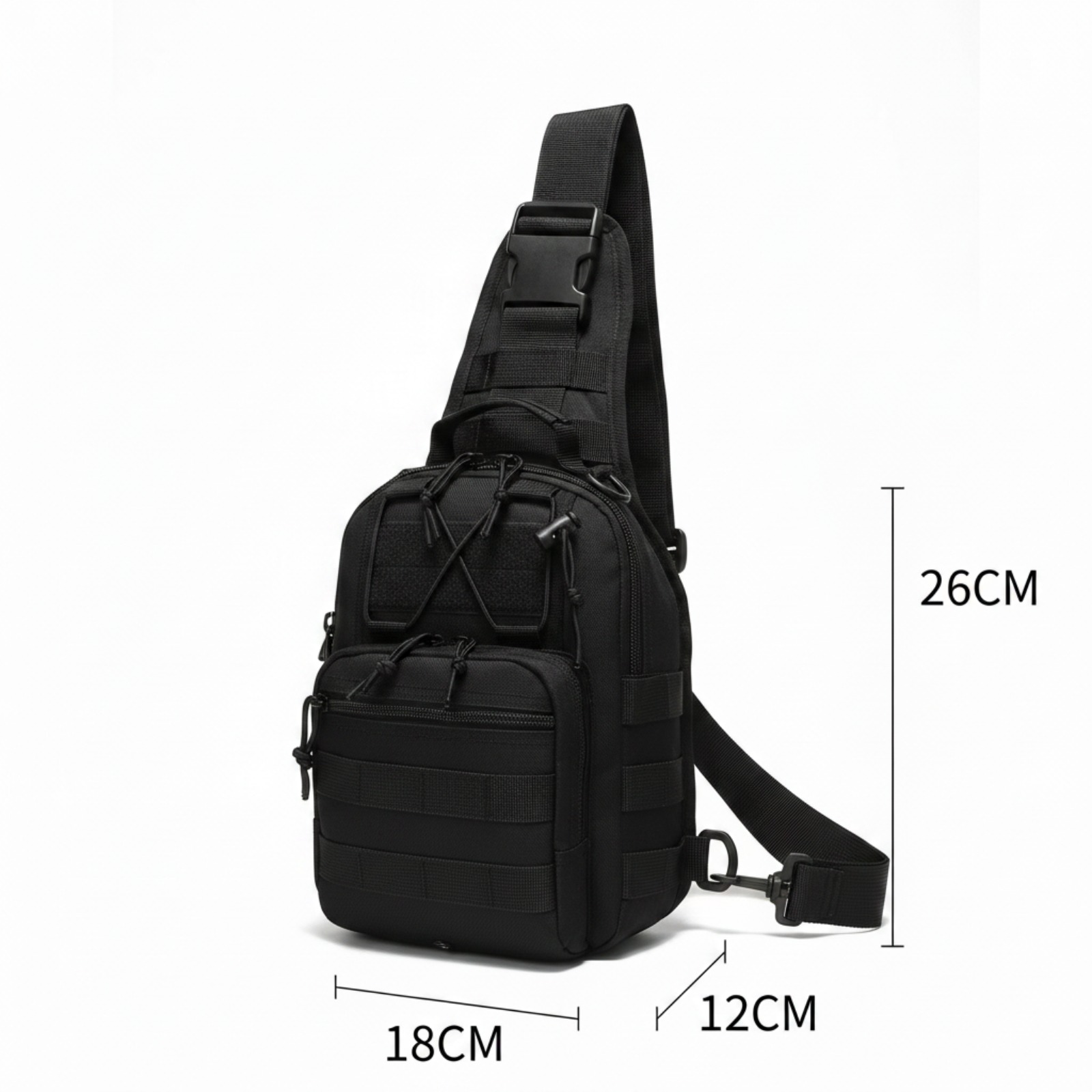 حقيبة صدر تكتيكية عسكرية مقاوم - مراجعة Edc Carry Bag For Men وسعره