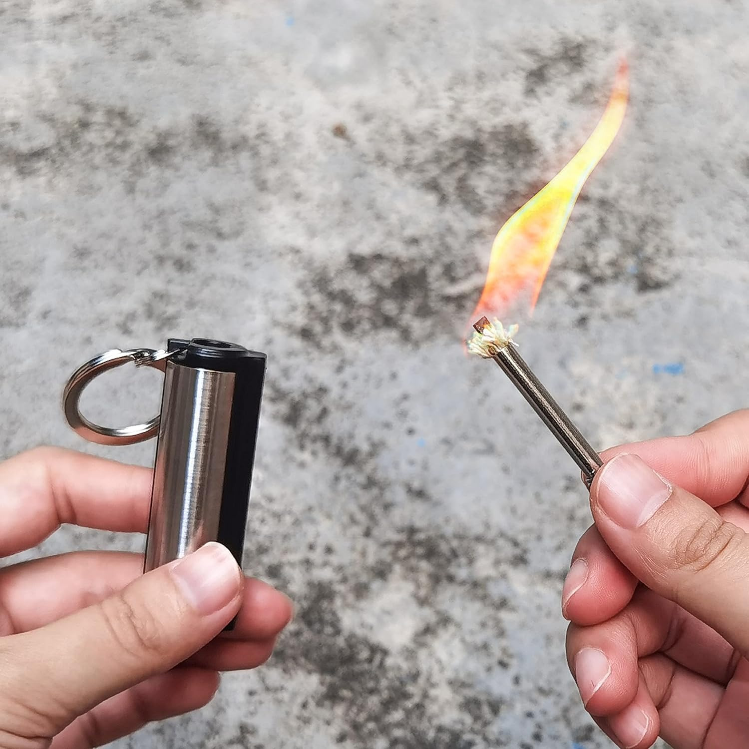 مجموعة فلينت مغنيسيوم مكونة من - مراجعة Ferro Rod Striker وسعره