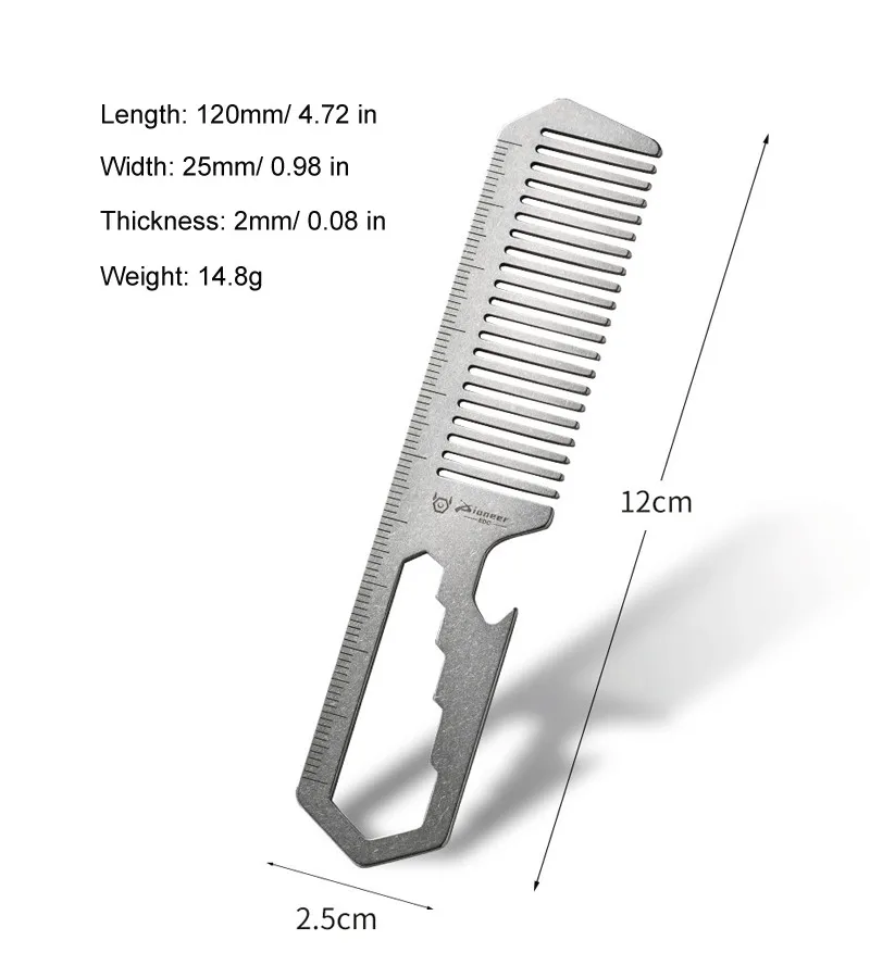 مشط FEGVE من التيتانيوم مضاد ل - مراجعة Comb Pocket Titanium وسعره