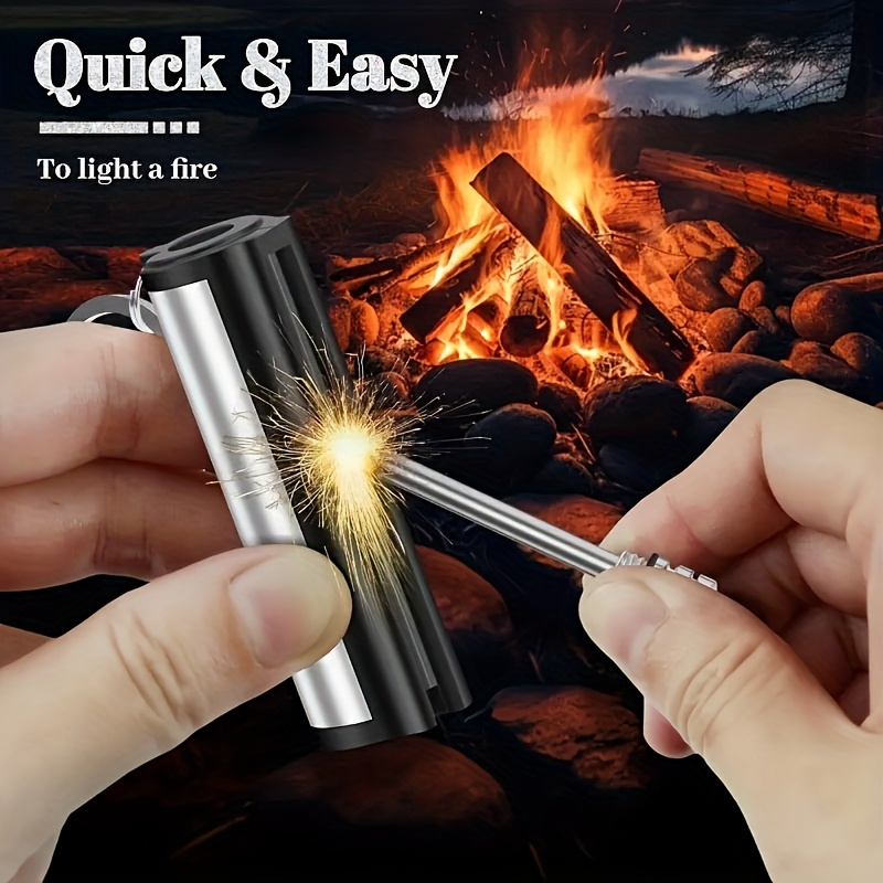 1-50 حزمة ولاعة مطابقة، ولاعة  - مراجعة Ferro Rod Striker وسعره