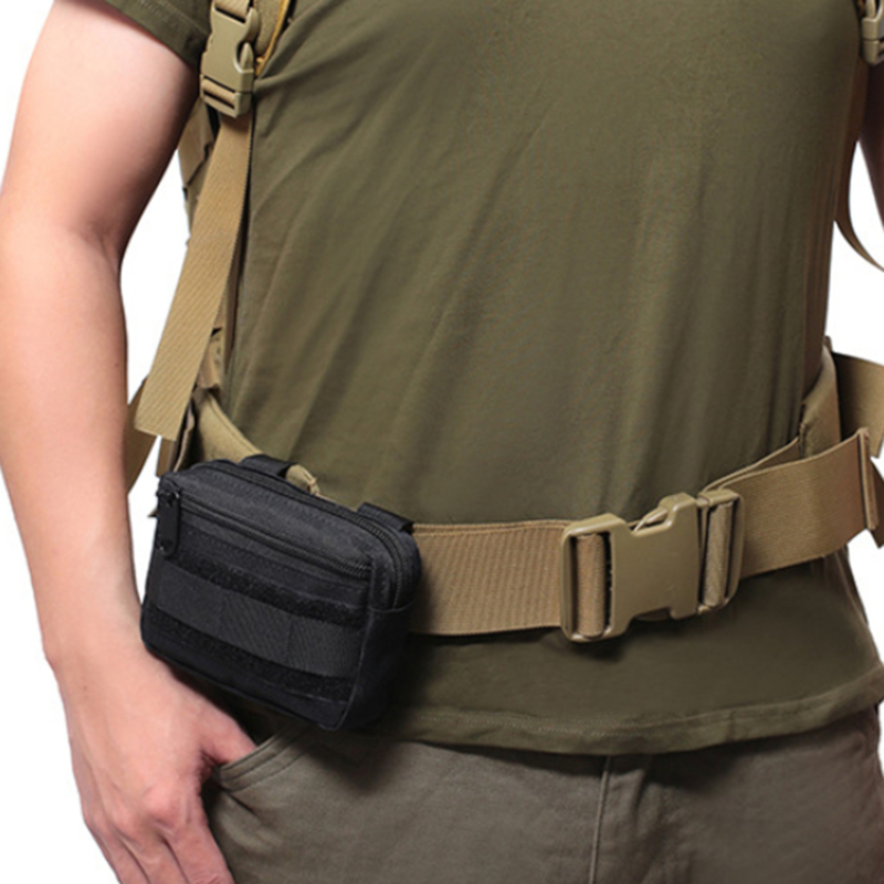 طبقة مزدوجة EDC حزمة الرجال ال - مراجعة Edc Carry Belt Pouch وسعره