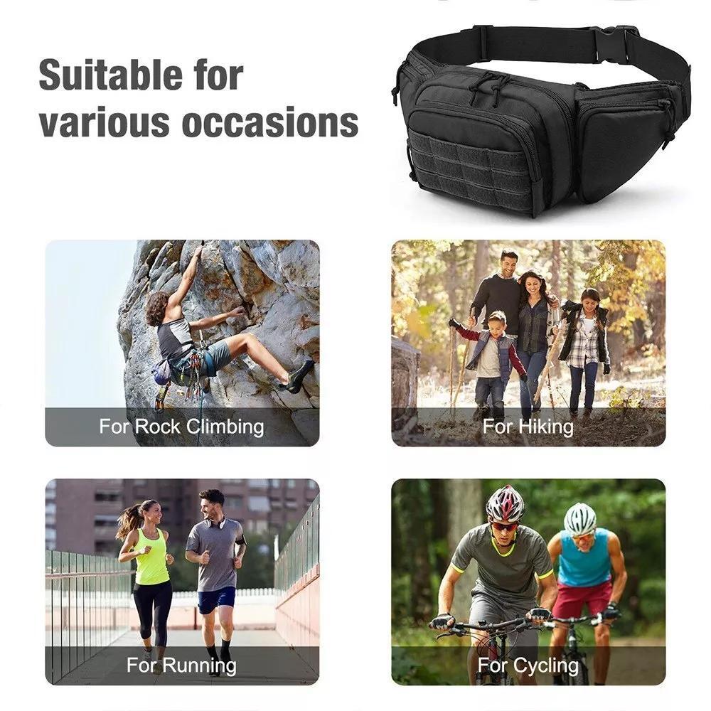 حزمة مراوح تكتيكية للرجال مخفي - مراجعة Edc Concealed Carry Fanny Pack وسعره