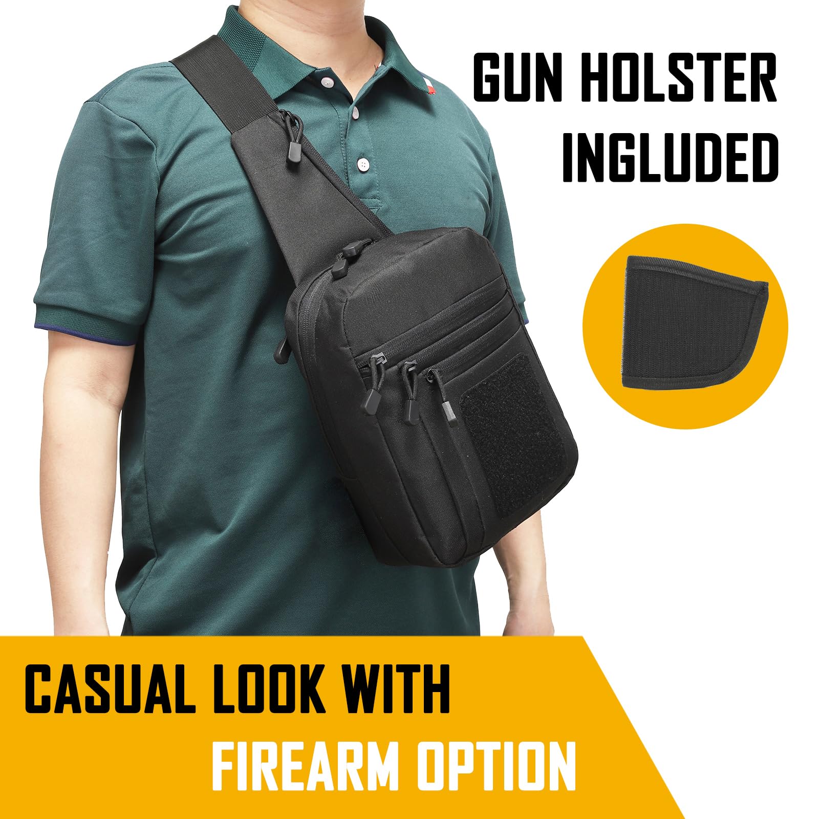 حقيبة كروس مخفية للرجال، حقيبة - مراجعة Appendix Carry Edc وسعره